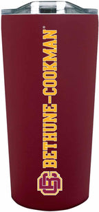 Campus Colors NCAA Stainless Steel Tumbler perfect for Gameday - 18 oz - Double Walled - Keeps Drinks Perfectly Insulated (Bethune-Cookman University - Maroon)