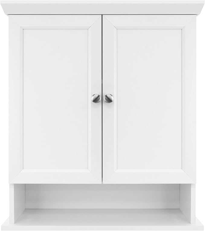 MCS 23x26 White Medicine Cabinet Organizer, Wall Mounted Bathroom Cabinet by MCSIndustriesInc
