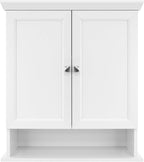 MCS 23x26 White Medicine Cabinet Organizer, Wall Mounted Bathroom Cabinet by MCSIndustriesInc