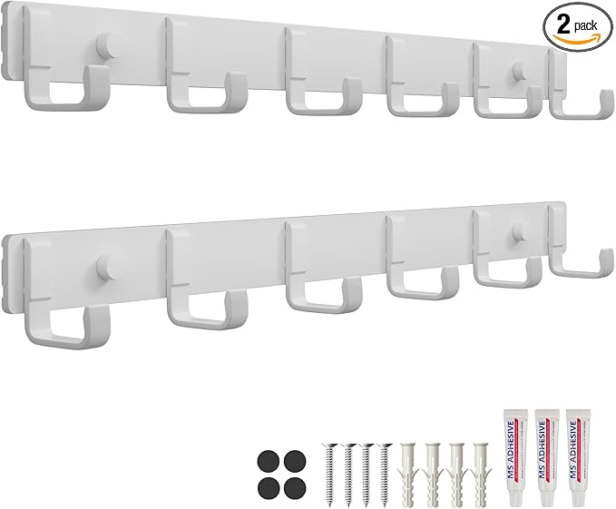 Coat Rack Wall Mount, Heavy Duty Wall Coat Hanger by Geobella