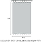 NICETOWN Privacy Room Divider Curtain Screen Partitions, Closet Door Curtain - Image 9