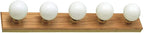 Design House 500215 5-Light Vanity Strip Light Contemporary Dimmable - Image 2