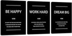 Motivational Affirmation Wall Art Inspirational Poster Prints Encourage Office by Kuiluuye