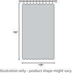 Room Divider Curtains for Rod, 15 ft Wide x 9 ft Tall, 1 Panel - Image 7