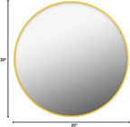 Fabuday Round Gold Mirror for Wall - Image 8