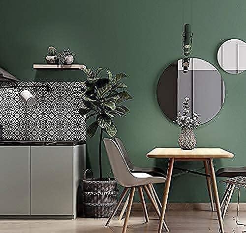 Dimoon 590''x23.6'' Green Peel and Stick Wallpaper Contact Paper Modern Self - Image 8