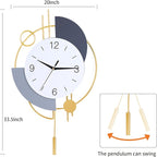 Dankeit Wall Clock, Silent Quality Quartz Battery Operated - Image 3