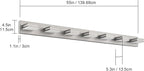 SineRise LED Modern Bathroom Vanity Light Fixtures, Brushed Nickel Modern - Image 6