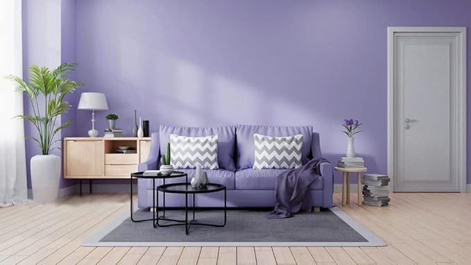 197"x17.7" Purple Peel and Stick Wallpaper Solid Color Wall Paper Contact Paper - Image 8