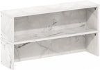 Furinno Helena Kitchen Counter Stackable Organizer Shelf, Marble White - Image 6