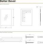 Better Bevel Frameless Rectangle Mirror - Image 5