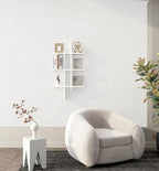 FUKU MON 24"x394" White Peel and Stick Wallpaper Matte Solid Textured Embossed - Image 3