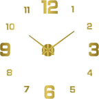 3D DIY Luminous Dial Acrylic Frameless Silent Wall Clock by Irishom