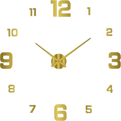 3D DIY Luminous Dial Acrylic Frameless Silent Wall Clock by Irishom