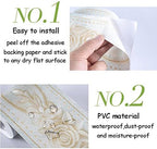 Creation Core 4.2x196.8 Waterproof Wallpaper Border 3D Pattern Wall Decor - Image 5