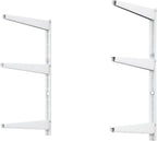 Delta Minimalistic White Shelf Brackets Cycle, Holds Up to 480 lbs, Modern by deltaCycleandHome