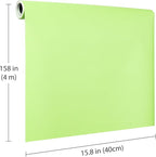 Light Green Peel and Stick Wallpaper, 15.7 X 157 inches Renter Friendly - Image 6