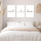 GUBIYU Sweet Dreams Wall Art Above Bed Decor - Image 5