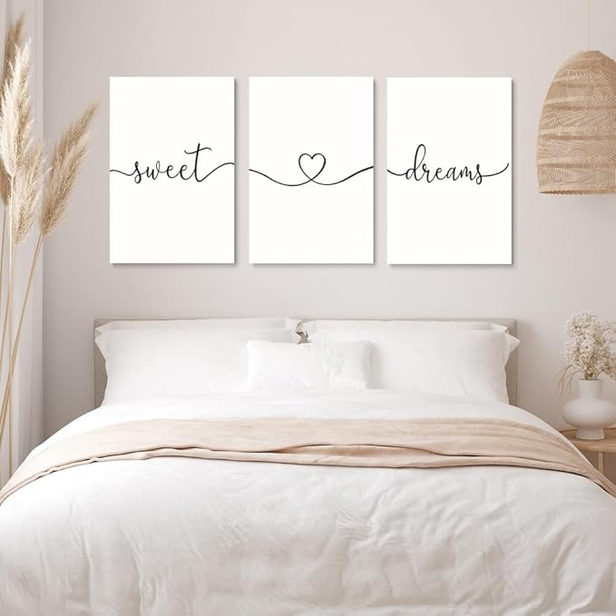 GUBIYU Sweet Dreams Wall Art Above Bed Decor - Image 5