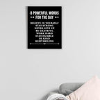 Inspirational Wall Decor, Motivational Canvas Painting Wall Art - Image 7