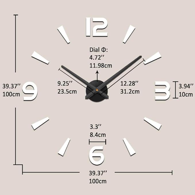 VANGOLD Design Wall Clock for Game Room - Image 3