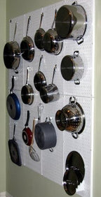 Wall Control Pegboard 32in x 16in White Metal Pegboard Tool Board Panel - Image 9