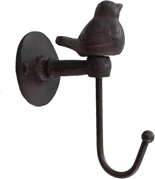 1PC Cast Iron Hooks 520013 Songbird Wall Hook by Neletao