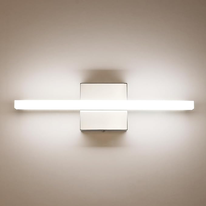 Combuh Modern Bathroom Vanity Light Fixtures Above Mirror Soft Shadow Free by Combuh