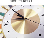 Large Wall Clock 22 Inch Modern Wall Clock Starburst Mid-Century Modern Decor - Image 8