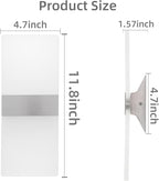 KICAAO Modern Wall Sconces, Led Wall Light 10w, Wall Sconce Up Downlight - Image 6