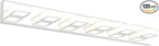 Ralbay LED Modern Chrome Vanity Lights 6 Lights Stainless Steel Acrylic Modern by RalbayLighting