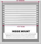 LOTUS & WINDOWARE Cordless 1" Vinyl Blind, Room Darkening, Horizontal Blinds - Image 4