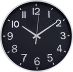 HZDHCLH Modern Wall Clocks Battery Operated, 12 inch Silent Non Ticking Round by HZDHCLH