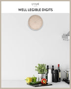 LUUK LIFESTYLE Modern Quartz wall Clock - Image 5