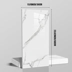 22pcs Thick Marble Peel and Stick Waterproof Wall Panels, Heat-Resistant - Image 4