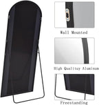 Floor Length Mirror, Wall Mounted Mirrors, Arched-Top Body Mirror - Image 6