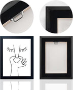 Framed Black and White Bathroom Wall Decor Funny Bathroom Wall Art Bad Smell - Image 4