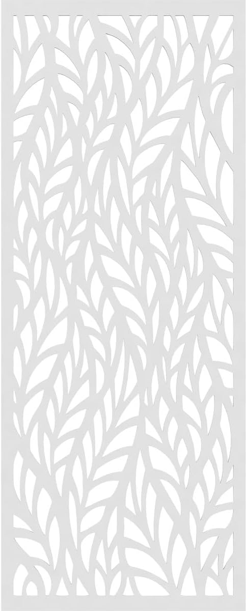 25 3/8"W x 64 3/8"H x 3/8"T Ortonville Decorative Fretwork Wall Panels in - Image 2