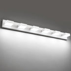 SineRise LED Modern Bathroom Vanity Light Fixtures, Matte White Modern Acrylic by SINERISELIGHTING
