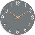 Roymnie Wall Clock 14 Inch, Modern Wall Clocks Battery Operated, Silent Non by Unknown