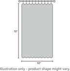Yakamok 100% Blackout Curtains 72 Inches Long, 2 Thick Layers Heat and Full - Image 8