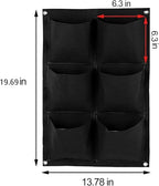 WFIST Vertical Hanging Planter Bag, Breathable Felt Wall Garden Planter - Image 2