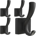 TOFIIGREM Black Hooks for Wall Towel Hooks, Heavy Duty Thick Aluminum Alloy by TOFIIGREM