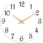 Roymnie Wall Clock, 8 Inch Modern Wall Clocks Battery Operated, Small Silent by Unknown