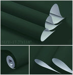 Dimoon 78.7''x17.7'' Dark Green Peel and Stick Wallpaper Contact Paper Modern - Image 2