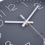 jomparis 16 Inch Gray Large Wall Clock Silent Modern Elegant Decor - Image 7