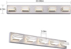 LED Wall Brushed Nickel Vanity Lights - Image 5