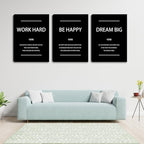 Motivational Affirmation Wall Art Inspirational Poster Prints Encourage Office - Image 2