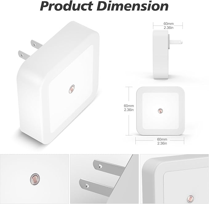 Sujeet Night Light, Night Lights Plug into Wall, Nightlight Led Night Light - Image 5