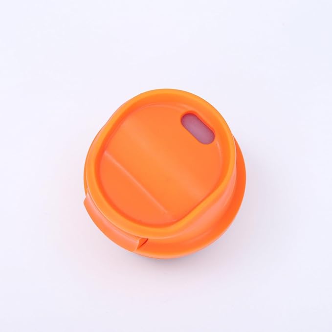 16OZ Trigger Action Travel Mug - 500ml BPA Free Insulated Stainless Steel Coffee Tumbler, Leak-Proof Wide Mouth Design for Commuters, Sports & Outdoor Enthusiasts (Orange)